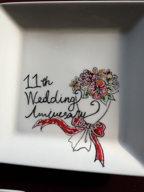 記念日お祝いプレート